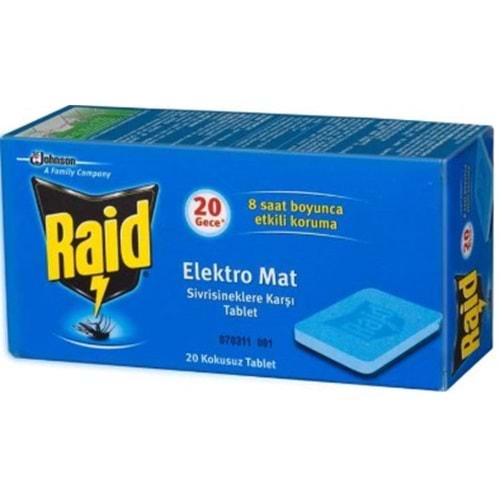 Raid Elektro Mat 20 Tablet