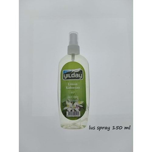 Yılday Sprey Kolonya 150Ml Limon