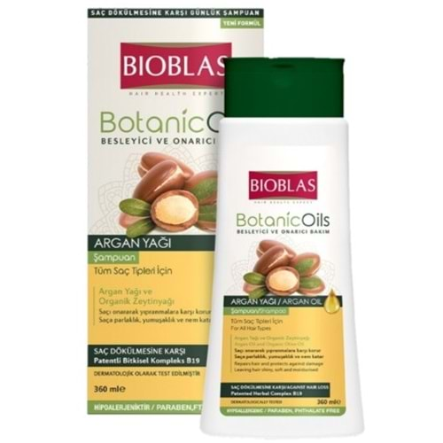 Bıoblas Botanıc Oıls Sampuan Argan Yaglı 360Ml