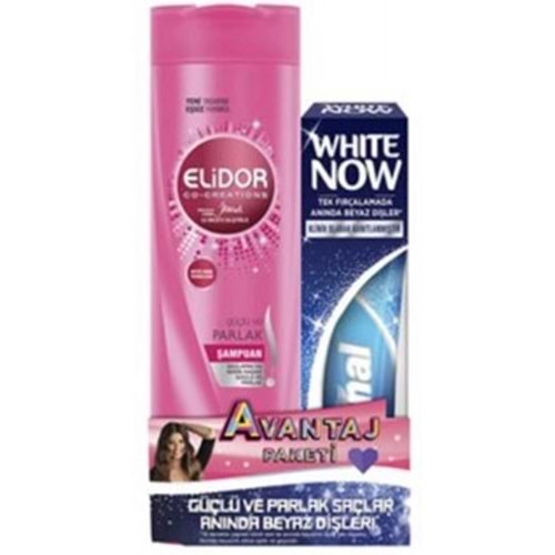 Elidor Güçlü Parlak Şampuan + Signal White Now Macun