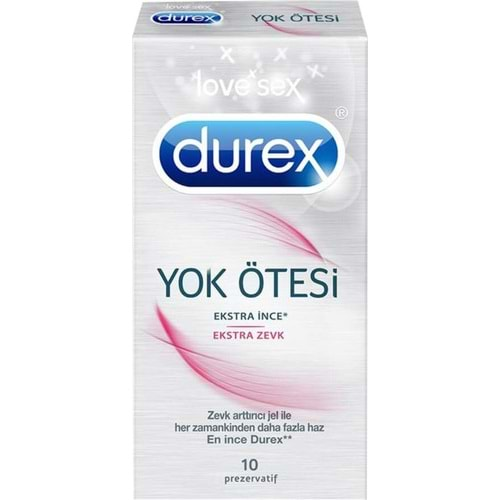 Durex Yok Ötesi Ekstra Zevk Prezervatif