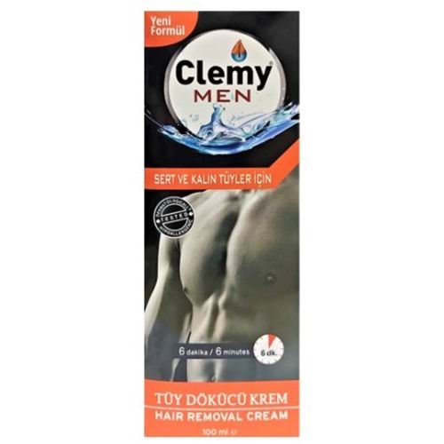 Clemy Tüy Dökücü Krem Erkek Kalın Tüyler