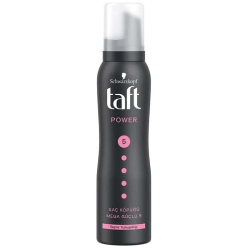 Taft Saç Köpügü Power No:5 150Ml Sıyah