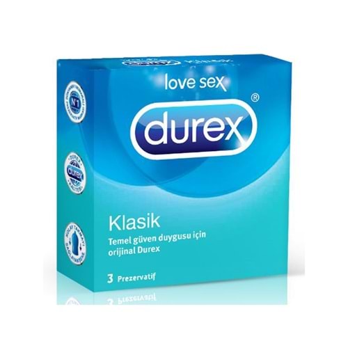 Durex Klasik 3Lü Prezervatif