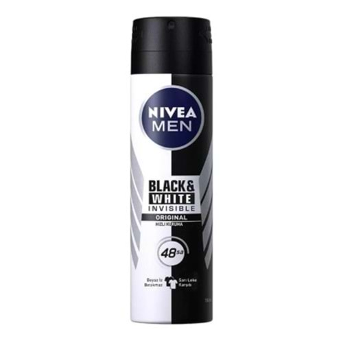 Nivea Deodorant Men Black&White Original 150Ml