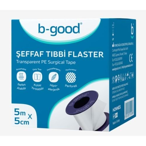 B-Good Şeffaf Pe Flaster 5M*5Cm