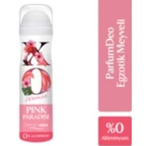 Xo Deodorant Women Pink Paradise 150 Ml