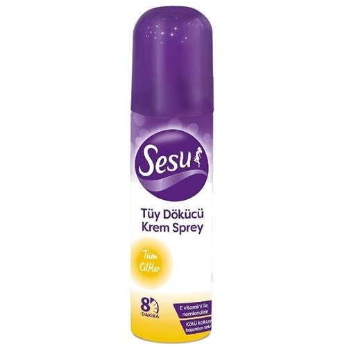 Sesu Tüy Dökücü Köpük Sprey Normal Cıltler 150Ml