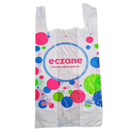 Dy Eczane Poşeti Atlet Büyük Boy 100 Adet (30x60cm)