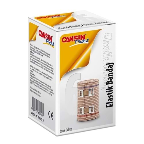 Cansınplast Elastik Bandaj 6 cm x 4,5m