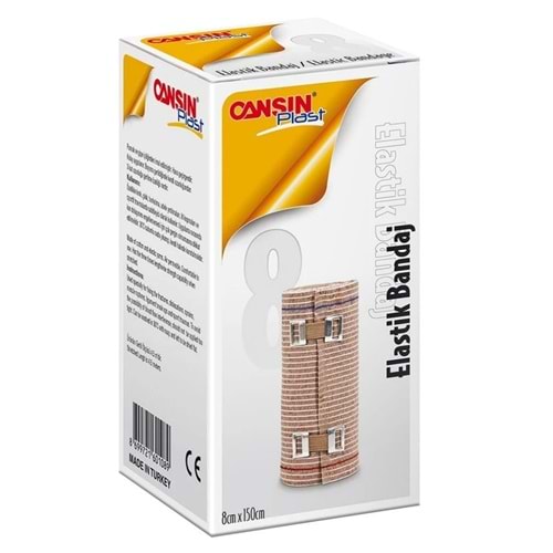 Cansınplast Elastik Bandaj 8 cm x 4,5m