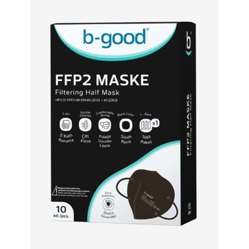 B-Good Ffp2 Maske Siyah