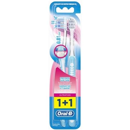 Oral-B Ultrathın Gum Care 1+1 Fırça