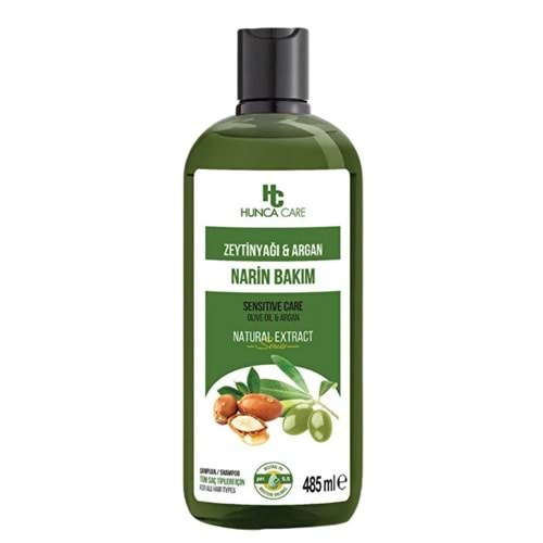 Hunca Care Şampuan 485 mL Argan ve Zeytinyağlı