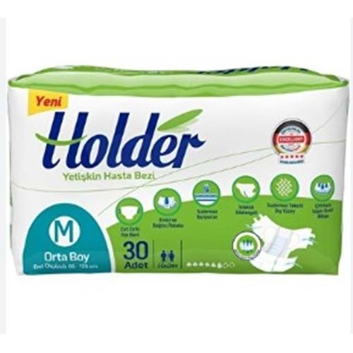 Önlem Holder Hasta Bezi Medium 30 Lu