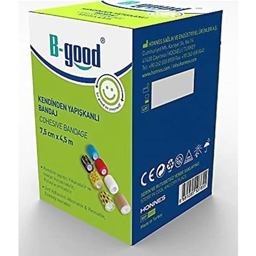 B-Good Kendınden Yapıskanlı Bandaj 7,5*4,5Cm