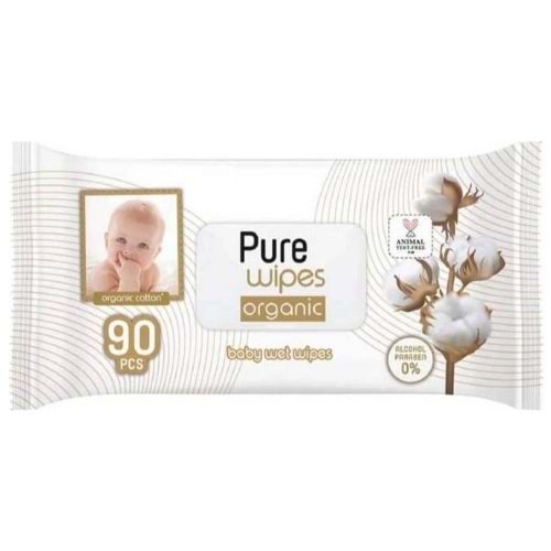 Pure Wipes 90 Lı Islak Mendil(Sleepy)