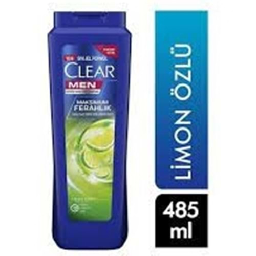 Clear Men Yağlı Saçlar Için Limon Özlü Sampuan 485Ml