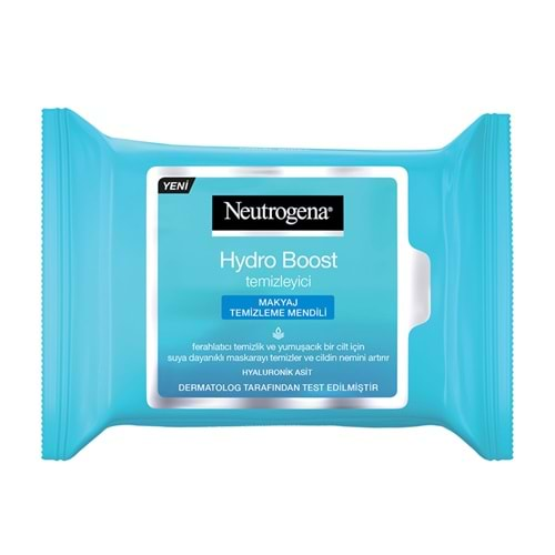 Neutrogena Hydro Boost Makyaj Temızleme Mendılı 25Lı