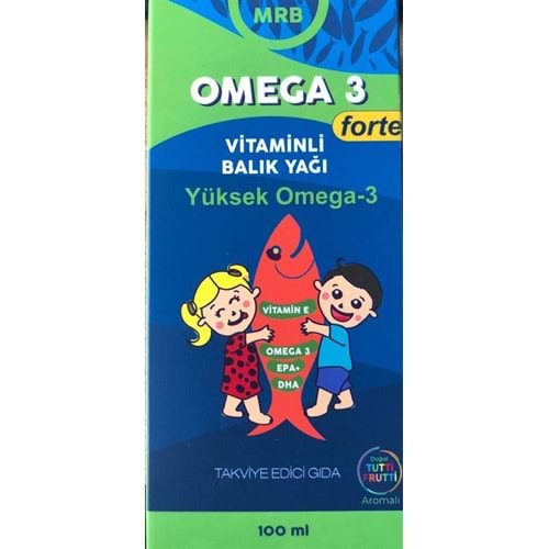 Alldermo Mrb Omega 3 Forte 100Ml Tuttıfruttı