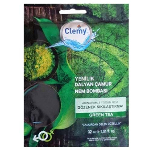 Clemy Maske Dalyan Çamur Green Tea