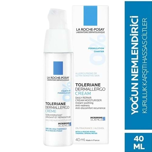 La Roche Posay Toleriane Dermallergo Creme Nemlendirici ve Yatıştırıcı Krem 40 mL