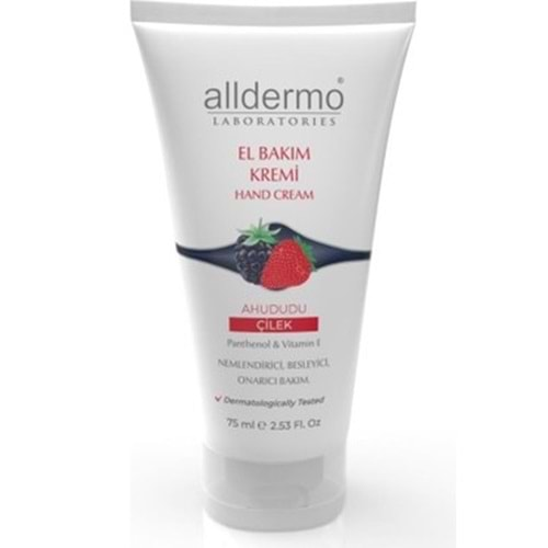 Alldermo El Bakım Kremı Ahududu-Çılek 75Ml