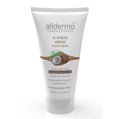 Alldermo El Bakım Kremı Hındıstan Cevızı-Shea Butter 75Ml