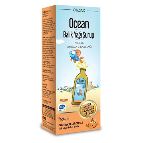 Ocean Balık Yağı Surup Portakallı 150Ml
