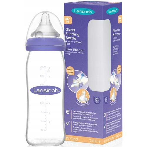 Lansınoh Cam Bıberon 240 ml