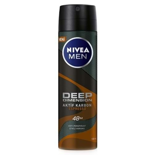 Nivea Deodorant Men Deep Dimension Espresso 150Ml