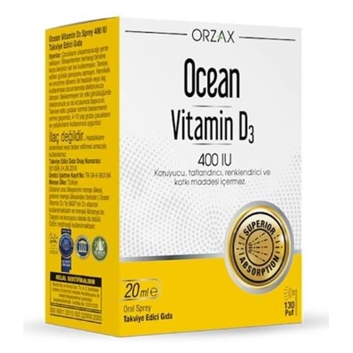 Ocean Vitamin D 400IU Sprey 20 ml