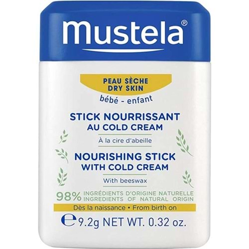 Mustela Cold Cream İçeren Nemlendirici Stick 10 Gr