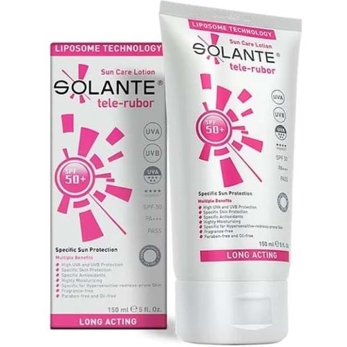 Solante Tele-Rubor SPF50+ Sun Care Lotıon 150Ml