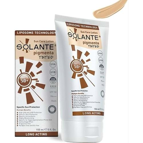 Solante Pıgmenta Tınted SPF50+ Sun Care Lotıon