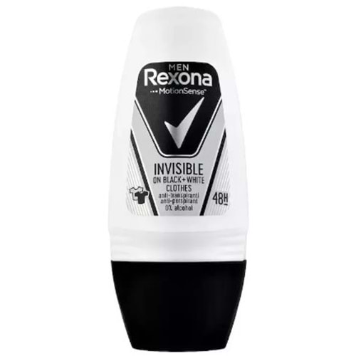 Rexona Rollon Invisible B&W Erkek 50Ml