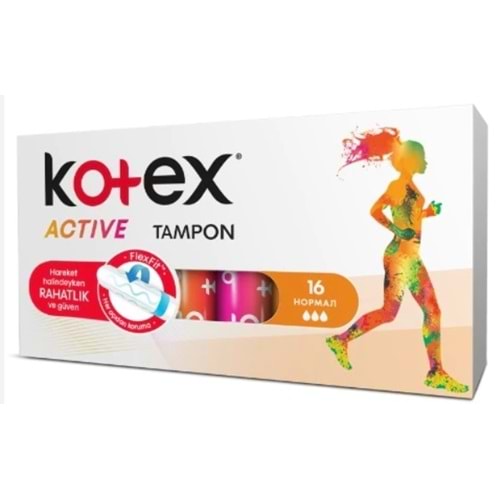 Kotex Actıve Tampon Normal 16 Lı