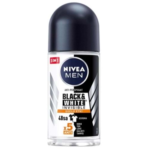 Nivea Roll On Erkek B&W Güçlü Etki 50Ml