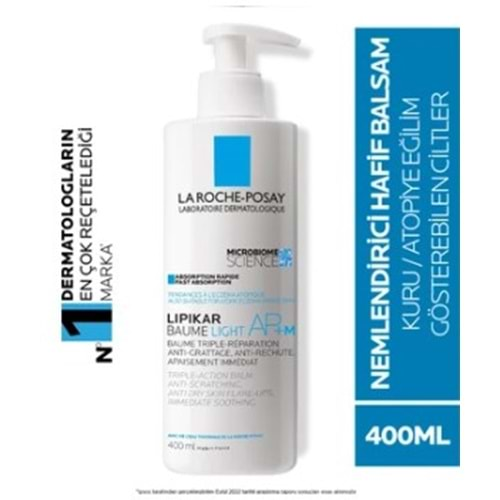 La Roche Posay Lıpıkar Baume Lıght AP+M 400mL