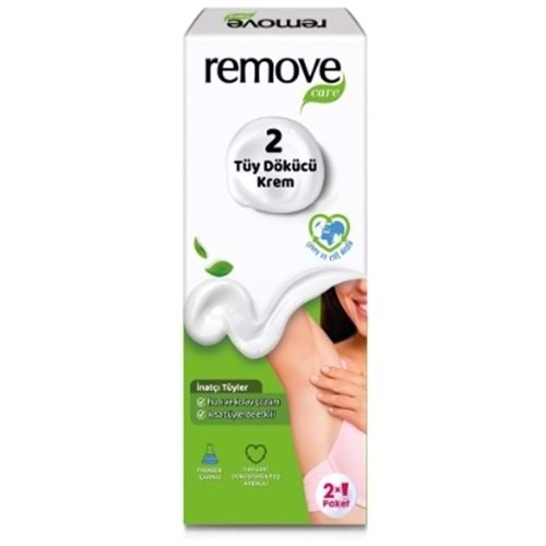 Remove Care Tüy Dökücü Krem 2Lı Inatçı Tüyler 100Ml