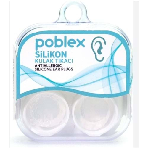 Poblex Sılıkon 2Lı Kulak Tıkacı