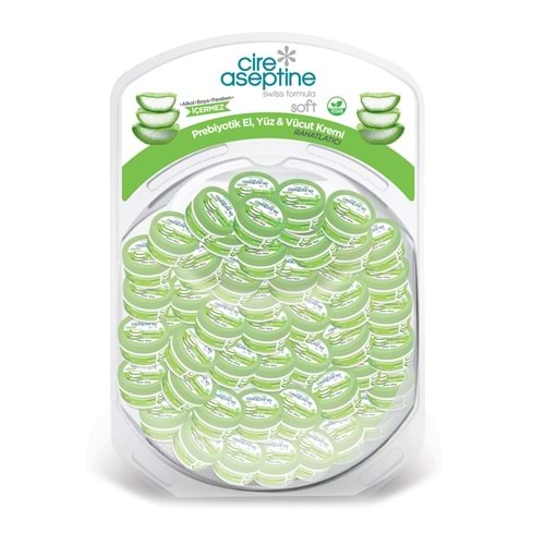 Cire Aseptine Soft Krem Aloe Vera 30 mL - Fanus 50'li