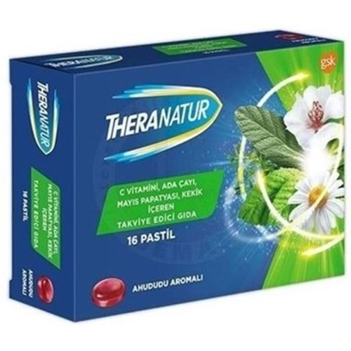 Theranatur C Vıtamını, Ada Çayı, Mayıs Papatyası, Kekıklı Pastıl 16 Lı