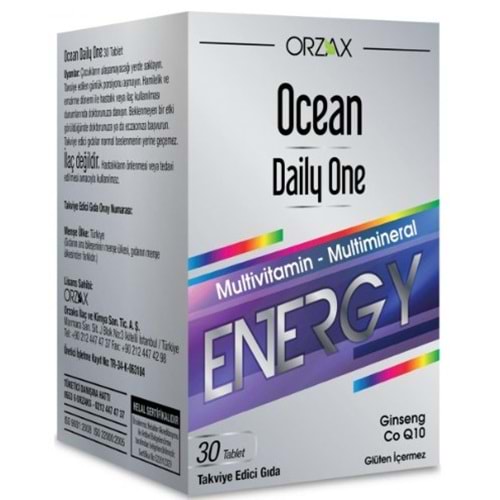 Ocean Daıly One Energy 30 Tablet