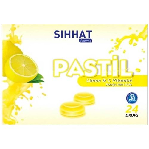 Sıhhat Pastil Limon ve C Vitaminli 24Lü