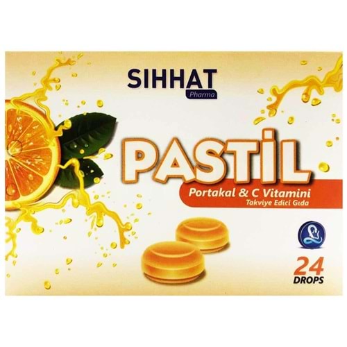 Sıhhat Pastil Portakal ve C Vitaminli 24Lü