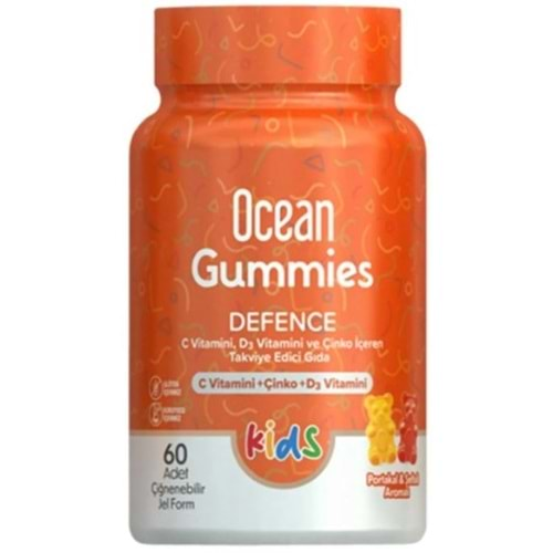 Ocean Gummies Kids Defence Çiğnenebilir Jel 60Lı