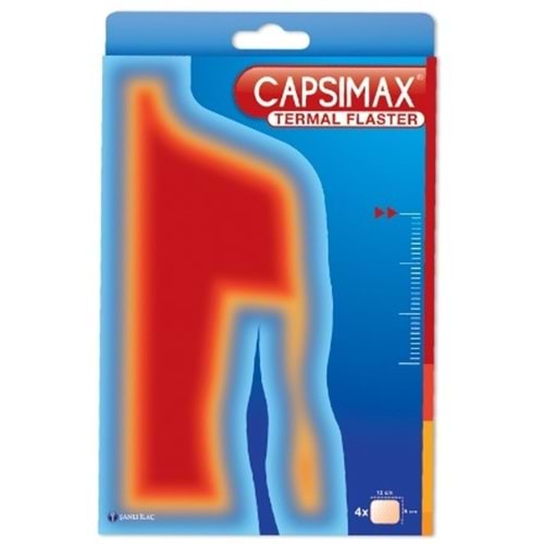 Capsımax Termal Flaster (Isı Bandı) 4 Lü 12*9cm
