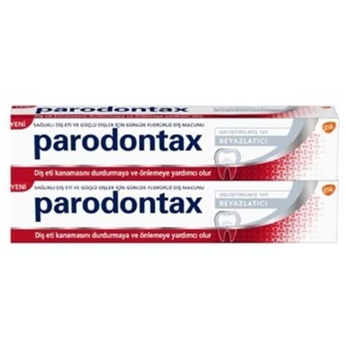 Parodontax Beyazlatıcı Dıs Macunu 1+1 75Ml 2Lı