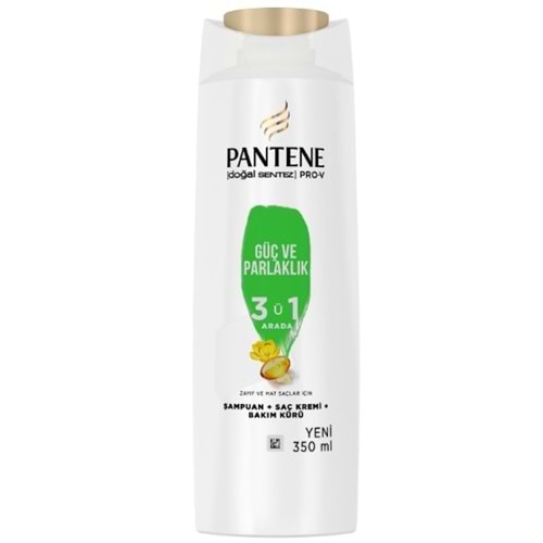 Pantene 3ü1 Arada Güç Ve Parlaklık Sampuanı 350Ml